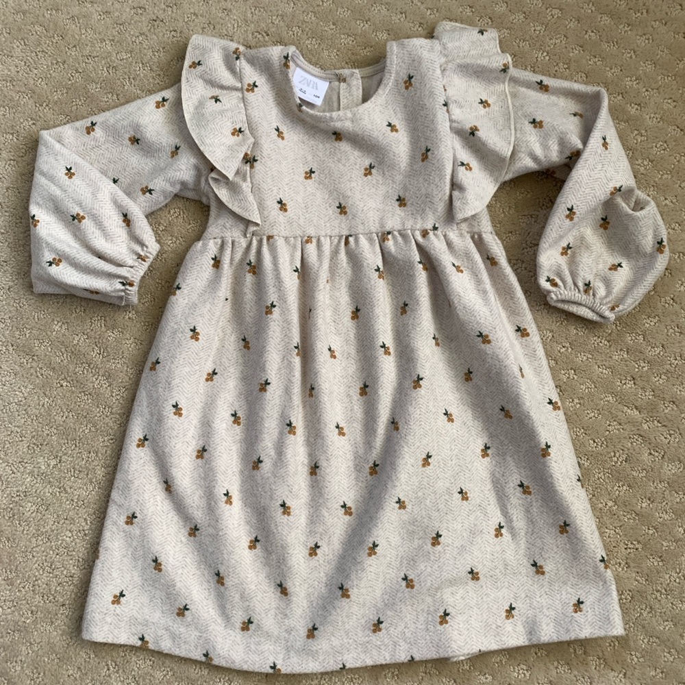 Zara flannel dress, EUC